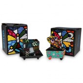 (2 PC) ROMERO BRITTO TABLE ART