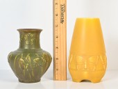 2 PC. ROOKWOOD POTTERY BUTTERF