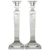 (2 PC) ROSENTHAL VERSACE CRYST