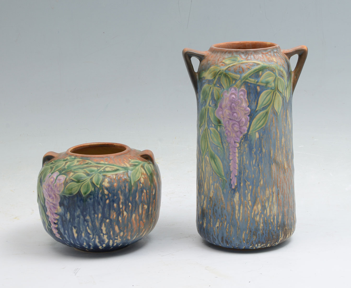 2 PC. ROSEVILLE POTTERY