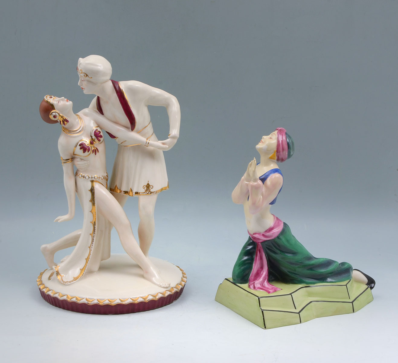 2 PC. ROYAL DUX FIGURES: Comprising
