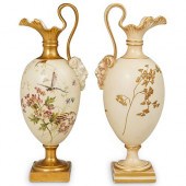 (2 PC) ROYAL WORCESTER PORCELA