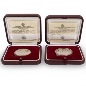 (2 PC) SAN MARINO SILVER PROOF