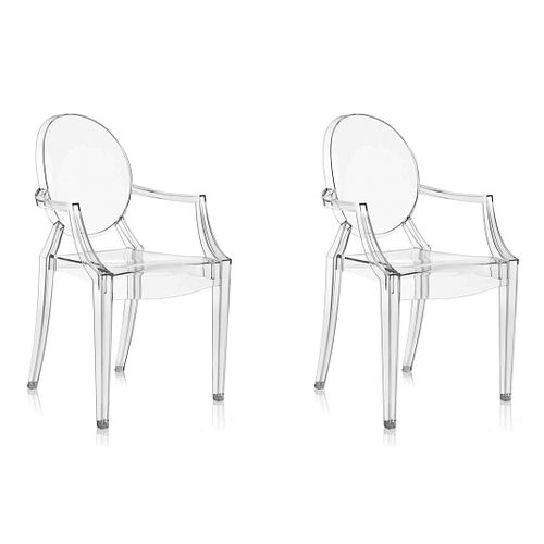 (2 PC) SET OF KARTELL "LOUIS GHOST"
