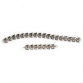 (2 PC) SIGNED NAVAJO STERLING