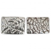 (2 PC) SIGNED NAVAJO STERLING
