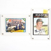 (2 PC) SIGNED SPORTS MEMORABIL