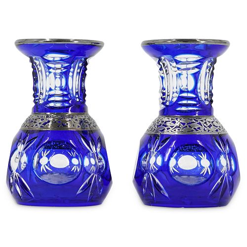 (2 PC) SILVER OVERLAID COBALT