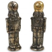 (2 PC) SILVER PLATED TOY SOLDI