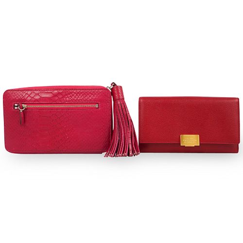 (2 PC) SMYTHSON LEATHER