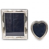 (2 PC) STERLING SILVER PHOTO F