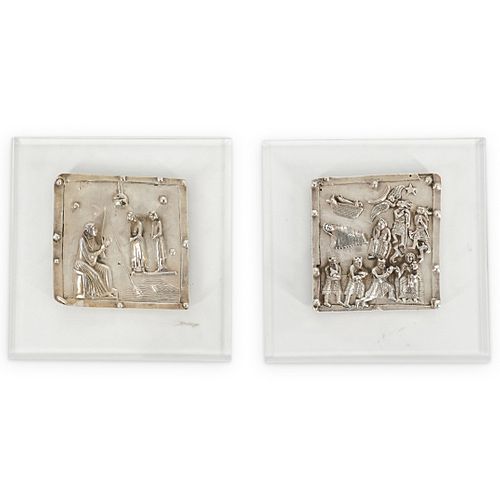 (2 PC) STERLING SILVER