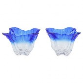 (2 PC) STEUBEN COLORLESS GROTE