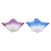 (2 PC) STEUBEN COLORLESS GROTE
