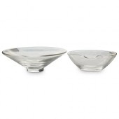 (2 PC) STEUBEN CRYSTAL BOWLSDE