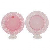 (2 PC) STEUBEN ROSALINE OVER A