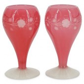 (2 PC) STEUBEN ROSALINE OVER A