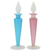 (2 PC) STEUBEN TWO-TONED COLOG