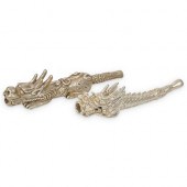 (2 PC) TIBETAN SILVER PLATED T