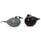 (2 PC) TOIKKA IITTALIA ART GLA