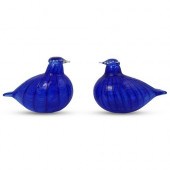 (2 PC) TOIKKA IITTALIA ART GLA