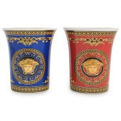 (2 PC) VERSACE "MEDUSA" BLUE A