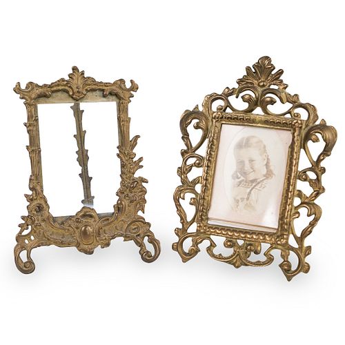 (2 PC) VICTORIAN BRONZE PICTURE