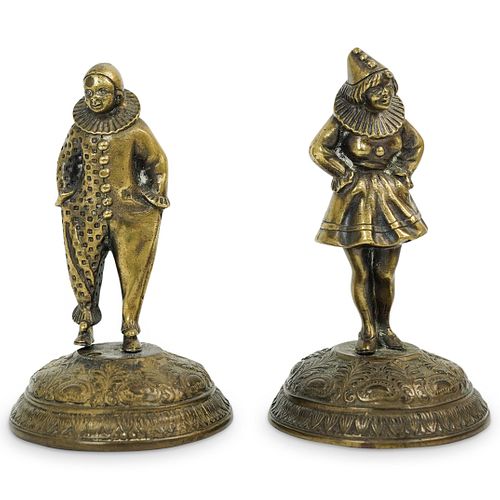 (2 PC) VIENNA CLOWN BRONZE