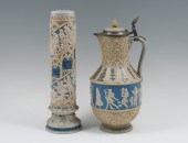 2 PC. VILLEROY & BOCH METTLACH