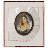 (2 PC) VINTAGE MINIATURE FRAME