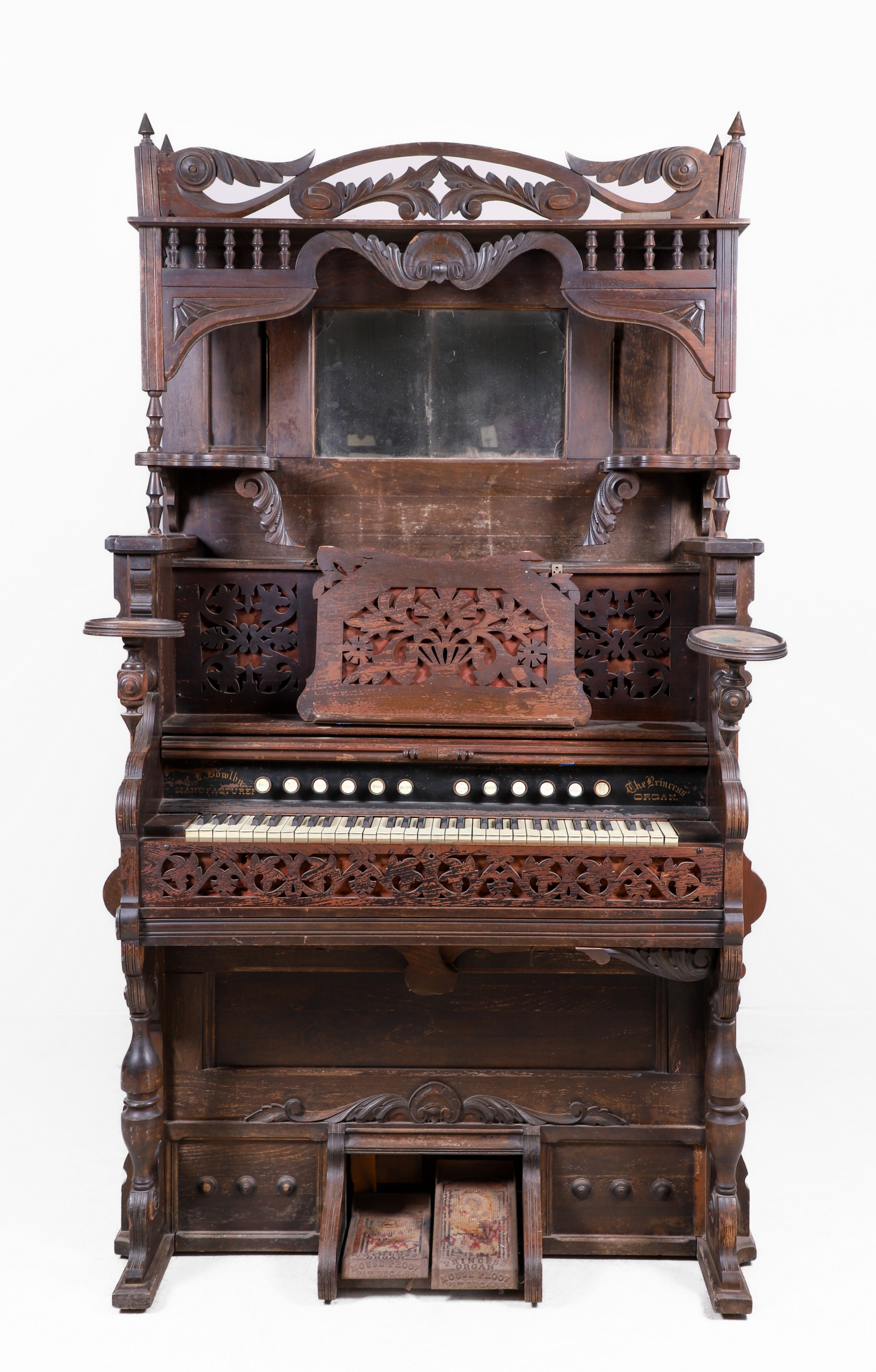 2-pc Walnut Eastlake Victorian "The