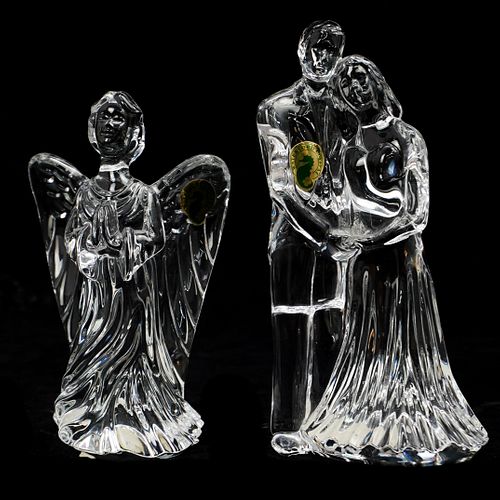 (2 PC) WATERFORD CRYSTAL