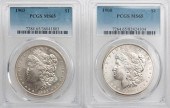 2 PCGS GRADED MORGANS: 1903 (M