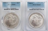 2 PCGS MORGANS: 1904-O (MS65)