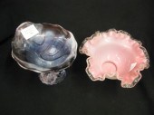 2 pcs. Art Glass;people slag s