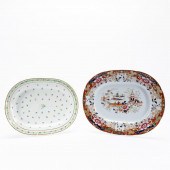 2 PCS BRITISH IRONSTONE PLATTE