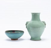 2 PCS, CHINESE CERAMICS, JUN W