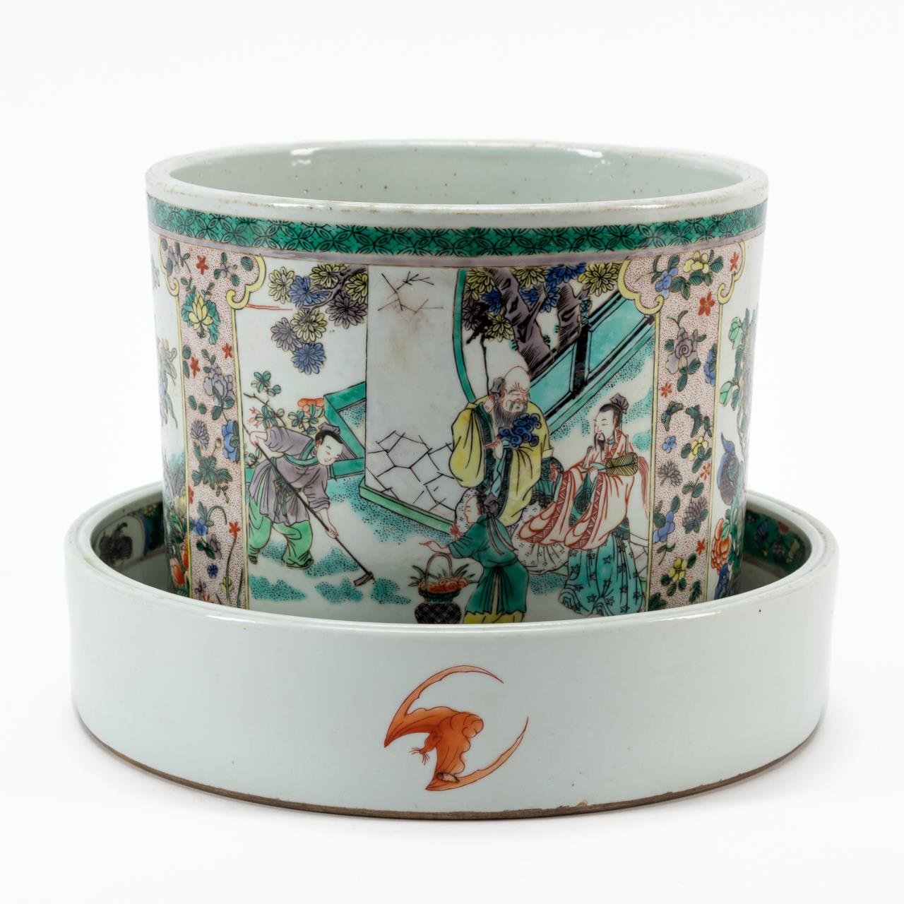 2 PCS. CHINESE FAMILLE VERTE