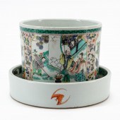 2 PCS. CHINESE FAMILLE VERTE B