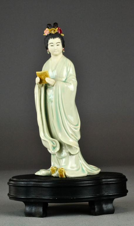 (2) Pcs. Chinese Porcelain Figure