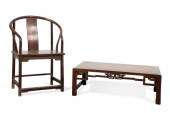 (2 PCS) CHINESE ROSEWOOD CHAIR