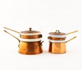 2 PCS, COPPER & CERAMIC DOUBLE