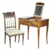 (2 PCS) FRENCH PROVINCIAL LADY
