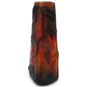 (2 PCS) GALLE STYLE GLASS VASE