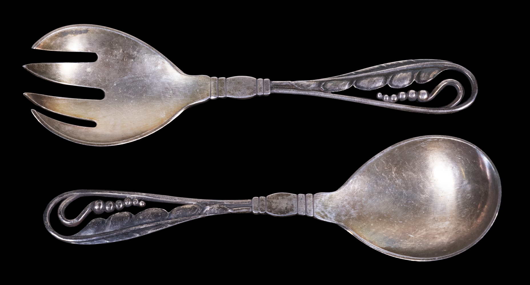 (2 PCS) GEORG JENSEN STERLING