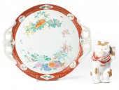 (2) Pcs Japanese porcelain, c/