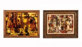 2 PCS, JOEL REEVES MID CENTURY
