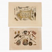 2 PCS, KARL BODMER, NATIVE AME