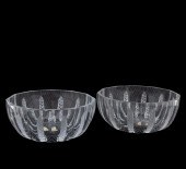 2 PCS, LALIQUE "CERES" WHEAT S