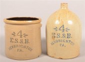 2 PCS. OF E.S. & B. NEW BRIGHT